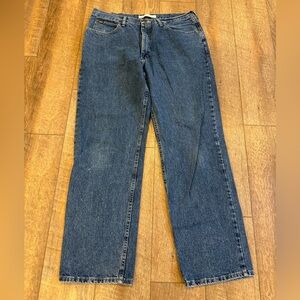 Lee Relaxed Fit Men’s Denim Blue Jeans Size 40 x 34